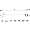 BGS Maul-Ringschlüssel | extra lang | SW 21 mm