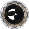 BGS Zündkerzen-Einsatz Zwölfkant, extra lang | Antrieb Innenvierkant 10 mm (3/8"") | SW 14 mm