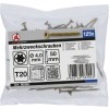 BGS Mehrzweckschrauben | T-Profil (für Torx) T20 | 4,0 x 50 mm | 125 Stück