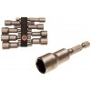 BGS Steckschlüssel-Einsatz-Satz Sechskant | Antrieb Außensechskant 6,3 mm (1/4"") | SW 6 - 13 mm | 8-tlg.