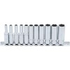 BGS Steckschlüssel-Einsatz-Satz Sechskant, tief | Antrieb Innenvierkant 6,3 mm (1/4"") | SW 4 - 13 mm | 11-tlg.
