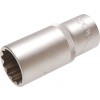 BGS Steckschlüssel-Einsatz für Diesel-Einspritzdüsen | Antrieb Innenvierkant 12,5 mm (1/2"") | SW 27 mm
