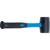 BGS Gummihammer | Fiberglasstiel | schwarzer Kopf | Ø 50 mm | 250 g