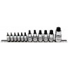 BGS Bit-Einsatz-Satz | extra kurz | T-Profil (für Torx) T8 - T60 | 12-tlg.