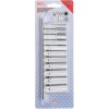 BGS Steckschlüssel-Einsatz-Satz Sechskant, tief | Antrieb Innenvierkant 6,3 mm (1/4"") | Zollgrößen | 11-tlg.