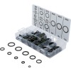 BGS Dichtring-Sortiment | Metall | mit Gummi-Dichtwulst | 150-tlg.