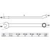 BGS Maul-Ringschlüssel | extra lang | SW 24 mm
