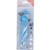 BGS Winkelschlüssel-Satz | T-Profil (für Torx) / T-Profil (für Torx) mit Bohrung T10 - T50 | 9-tlg.