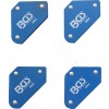 BGS Mini-Magnethalter-Satz | 45° - 90° - 135° | 4-tlg.