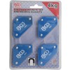BGS Mini-Magnethalter-Satz | 45° - 90° - 135° | 4-tlg.