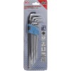 BGS Winkelschlüssel-Satz | Zollgrößen | Innensechskant / Innensechskant mit Kugelkopf 1/16"" - 3/8"" | 9-tlg.