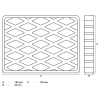 BGS Gummiauflage | für Hebebühnen | 160 x 120 x 20 mm