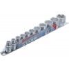 BGS Steckschlüssel-Einsatz-Satz, Sechskant | Antrieb Innenvierkant 10 mm (3/8"") | SW 5/16"" - 7/8"" | 11-tlg.