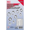BGS Edelstahl-Schlauchklemmen-Sortiment | Ø 5,8 - 21 mm | 170-tlg.