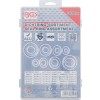 BGS Dichtring-Sortiment | Aluminium | 300-tlg.