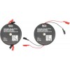 BGS Krokodilklemmen-Kabelbox | selbstaufrollend | 15 m