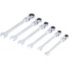 BGS Ratschenring-Maulschlüssel-Satz | flexible Köpfe | Zollmaße | SW 1/4"" - 9/16"" | 6-tlg.