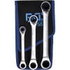 BGS Ratschen-Ringschlüssel-Satz | umschaltbar | ""4-in-1"" | 3-tlg.
