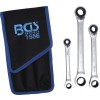 BGS Ratschen-Ringschlüssel-Satz | umschaltbar | ""4-in-1"" | 3-tlg.