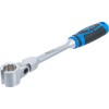 BGS Spezial-Ringschlüssel für Lambdasonden, kippbar, mit Griff | SW 22 mm