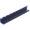 BGS Halteschiene für Steckschlüssel-Einsätze | magnetisch | für Antrieb 12,5 mm (1/2"")