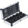 BGS Spiral-Profil-Steckschlüssel-Satz / Schraubenausdreher | Antrieb Innensechskant 10 mm (3/8"") / Außensechskant | SW 9 - 19 mm | 10-tlg.