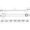 BGS Maul-Ringschlüssel | extra lang | SW 27 mm