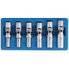 BGS Universal Glühkerzen-Gelenkschlüssel-Satz, Sechskant | Antrieb Innenvierkant 10 mm (3/8"") | SW 8 - 16 mm | 6-tlg.