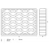 BGS Gummiauflage | für Hebebühnen | 160 x 120 x 30 mm