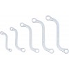 BGS S-Form Doppel-Ringschlüssel-Satz | Zollgrößen | SW 3/8"" - 3/4"" | 5-tlg.