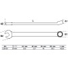 BGS Maul-Ringschlüssel | extra lang | SW 30 mm