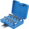 BGS Steckschlüssel-Einsatz-Satz Sechskant | Antrieb Innenvierkant 12,5 mm (1/2"") | Zollgrößen | 10-tlg.