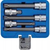BGS Bit-Einsatz-Satz | Antrieb Innenvierkant 12,5 mm (1/2"") | Innenvielzahn (für XZN) | 5-tlg.