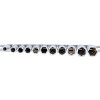 BGS Steckschlüssel-Einsatz-Satz Sechskant, tief | Antrieb Innenvierkant 10 mm (3/8"") | SW 8 - 19 mm | 11-tlg.