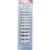 BGS Steckschlüssel-Einsatz-Satz Sechskant, tief | Antrieb Innenvierkant 10 mm (3/8"") | SW 8 - 19 mm | 11-tlg.