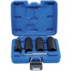 BGS Kraft-Spezial-Steckschlüssel-Wendeeinssatz-Satz | Sechskant & Schraubendreher 17 - 19 - 21 mm | 12,5 mm (1/2"") | 3-tlg.