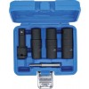 BGS Kraft-Spezial-Steckschlüssel-Wendeeinssatz-Satz | Sechskant & Schraubendreher 17 - 19 - 21 mm | 12,5 mm (1/2"") | 3-tlg.