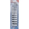 BGS Steckschlüssel-Einsatz-Satz Zwölfkant, tief | Antrieb Innenvierkant 10 mm (3/8"") | Zollgrößen | 11-tlg.