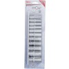 BGS Steckschlüssel-Einsatz-Satz Sechskant, tief | Antrieb Innenvierkant 10 mm (3/8"") | Zollgrößen | 11-tlg.