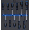 BGS Werkstattwageneinlage 2/3: Schraubendreher T-Profil (für Torx) | T6 - T40 | 11-tlg.