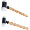 BGS Schonhammer-Satz | Hickory-Stiel | rückschlagfrei | Ø 30 / 45 mm | 300 / 550 g | 2-tlg.