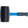 BGS Gummihammer | Fiberglasstiel | schwarzer Kopf | Ø 690 mm | 900 g