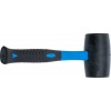 BGS Gummihammer | Fiberglasstiel | schwarzer Kopf | Ø 690 mm | 900 g