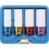BGS Kraft-Schoneinsatz-Satz | Antrieb Innenvierkant 12,5 mm (1/2"") | SW 17 / 19 / 21 / 22 mm | 4-tlg.