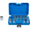 BGS Steckschlüssel-Einsatz-Satz Zwölfkant | Antrieb Innenvierkant 12,5 mm (1/2"") | SW 8 - 24 mm | 16-tlg.