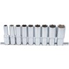 BGS Steckschlüssel-Einsatz-Satz Sechskant, tief | Antrieb Innenvierkant 12,5 mm (1/2"") | SW 10 - 24 mm | 9-tlg.