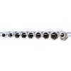 BGS Steckschlüssel-Einsatz-Satz Sechskant, tief | Antrieb Innenvierkant 12,5 mm (1/2"") | SW 10 - 24 mm | 9-tlg.