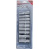 BGS Steckschlüssel-Einsatz-Satz Sechskant, tief | Antrieb Innenvierkant 12,5 mm (1/2"") | SW 10 - 24 mm | 9-tlg.