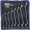 BGS Doppel-Ringschlüssel-Satz | gekröpft | SW 6 x 7 - 20 x 22 mm | 8-tlg.