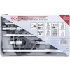 BGS Kippverlängerungs-Satz | 6,3 mm (1/4""), 10 mm (3/8""), 12,5 mm (1/2"") | 9-tlg.